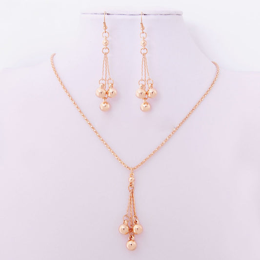 Elegance in Harmony: Earrings Necklace Jewelry Set for Timeless Style