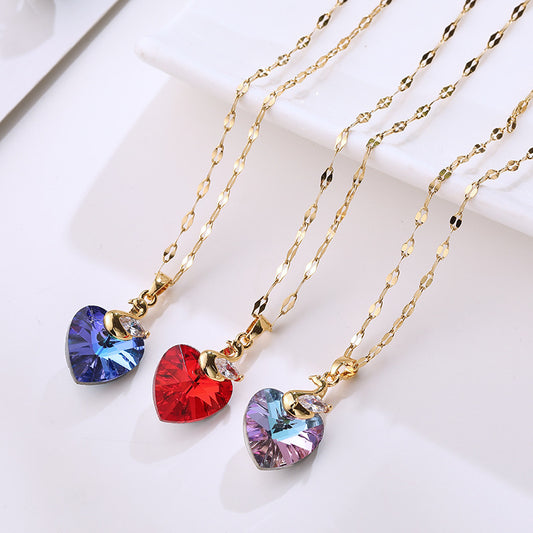 Heart Of The Sea Necklace Matching Jewelry Gold Plated Necklace.