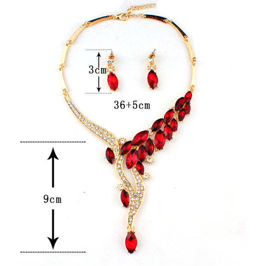 Elegant Leaves Jewelry Set | Perfect for Bridal Parties and Special Occasions