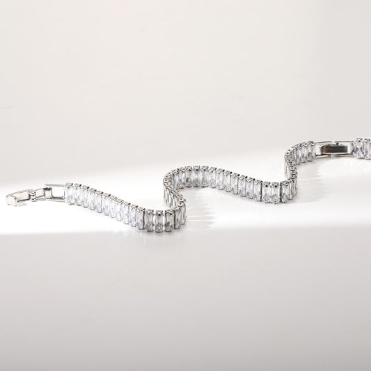 Hip Hop Authentic Tennis Chain Bracelet