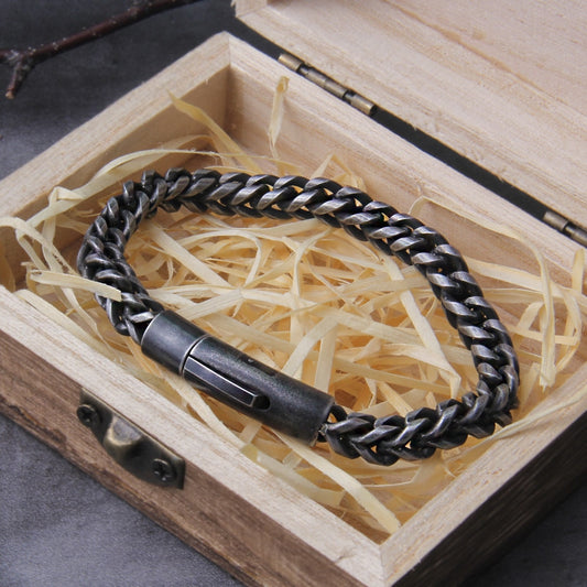 Handmade Punk Rock Stainless Steel Bracelet